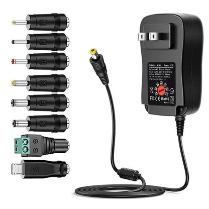 3V 4.5V 5V 6V 7.5V 9V 12V 2A/2.5A AC/DC Adapter US/EU Adjustable Power Adapters USB Universal Charger Switch Power Supply